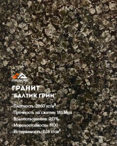 Гранит Балтик Грин (Baltic Green)